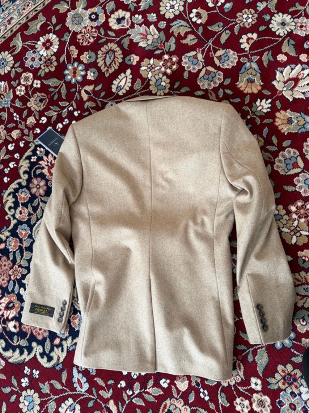 Tailorbyrd Camel/Tan Wool-Blend Two-Button Sport Coat - Picture 5 of 6